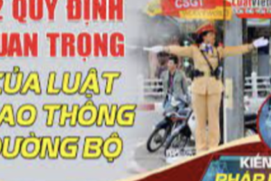 12 QUY ĐỊNH CỦA LUẬT GIAO THÔNG ĐƯỜNG BỘ MỚI NHẤT 2018 AI CŨNG CẦN BIẾT